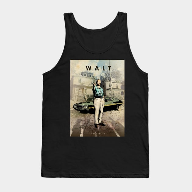 Walt Kowalski -  Ford Gran Torino - Car Legends Tank Top by Great-Peoples